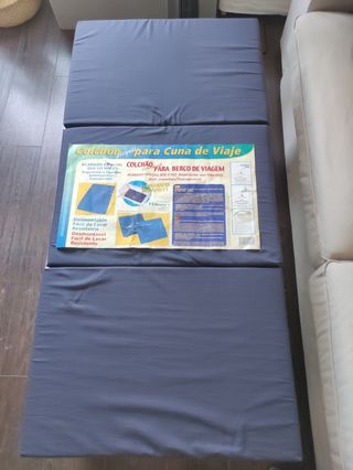Colchón plegable para cuna de viaje