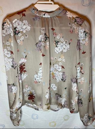 Camisa estampada transparente