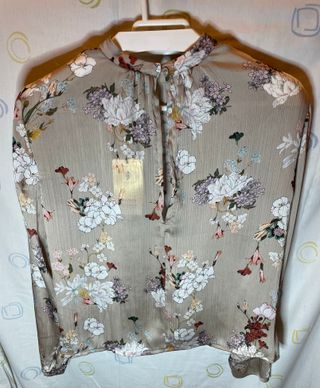 Camisa estampada transparente