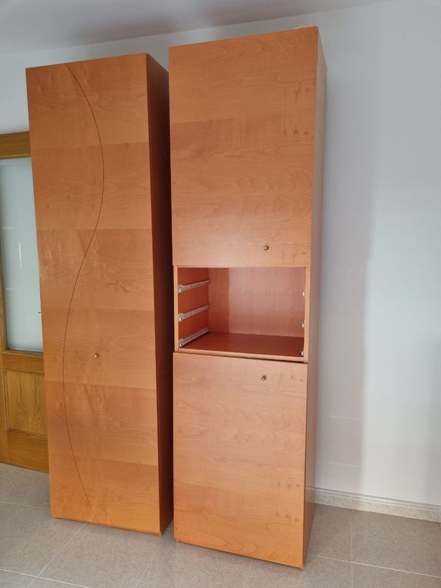 Muebles salón madera, color cerezo. precio a conve