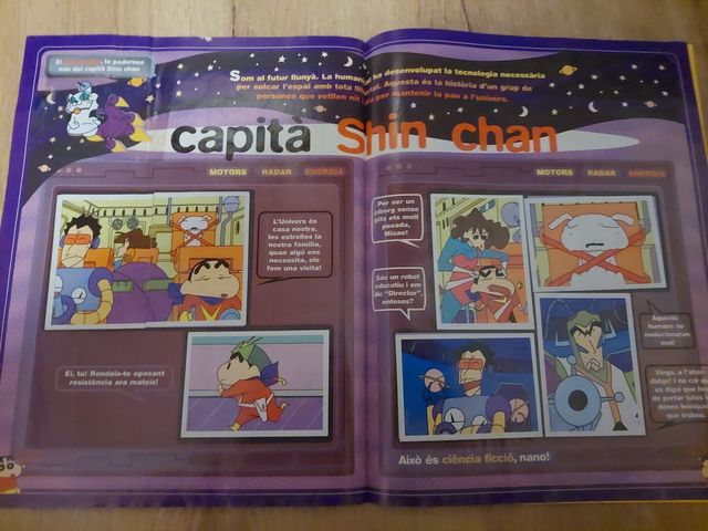Àlbum cromos Shin Chan complet.