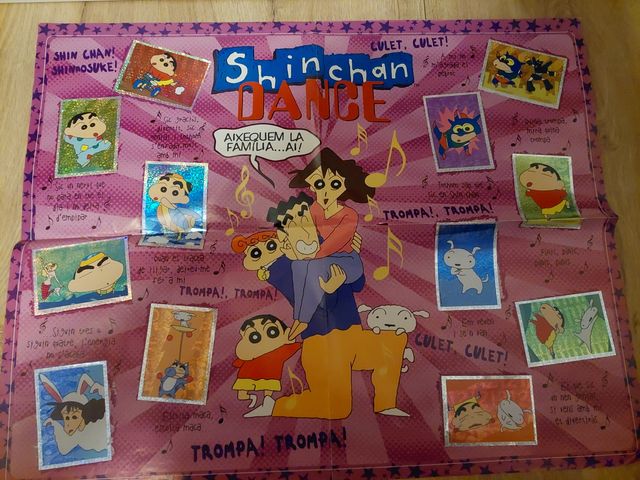 Àlbum cromos Shin Chan complet.