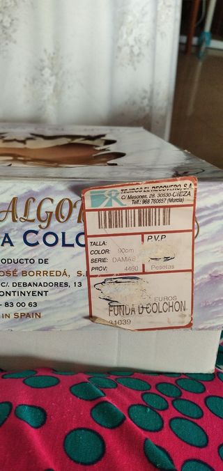 Colchón de Damasco de Cama de 90