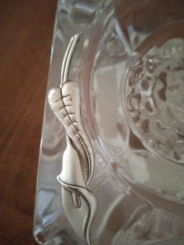 Porta candela profumata in cristallo