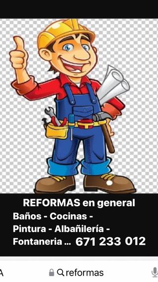 REFORMAS DE TODO TIPO - BUENOS PRECIOS