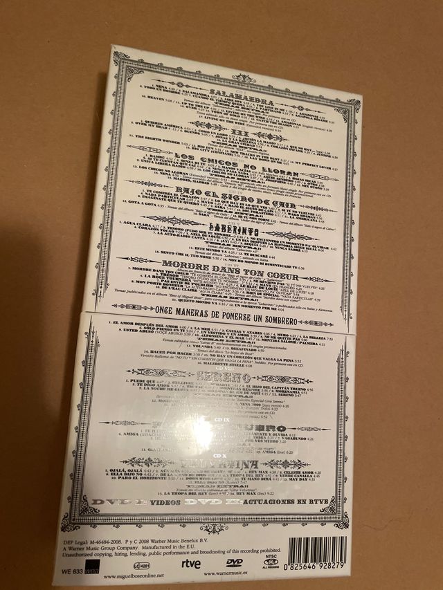 discografía 1986-2005. Bosegrafia