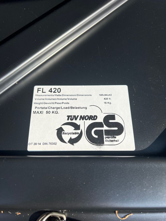 Baule con barre portapacchi volkswagen