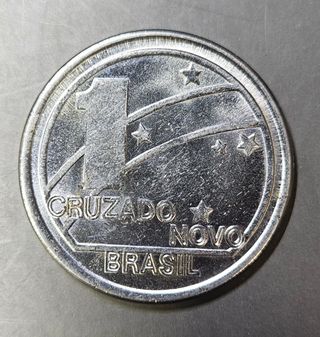 Moneta 1 Cruzado 1989 Brasil