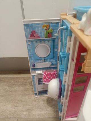 Casa de Barbie Plegable,bañera convertible en cama