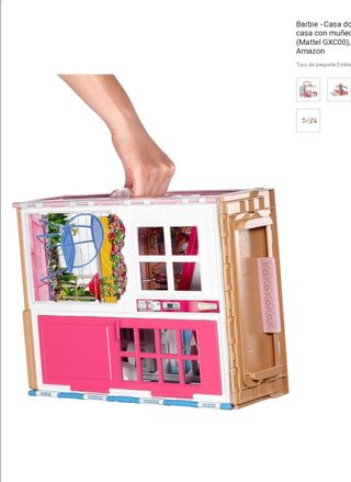 Casa de Barbie Plegable,bañera convertible en cama