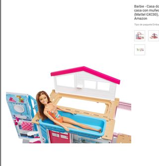 Casa de Barbie Plegable,bañera convertible en cama