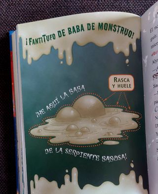 Libros Geronimo Stilton con olores