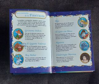 Libros Geronimo Stilton con olores