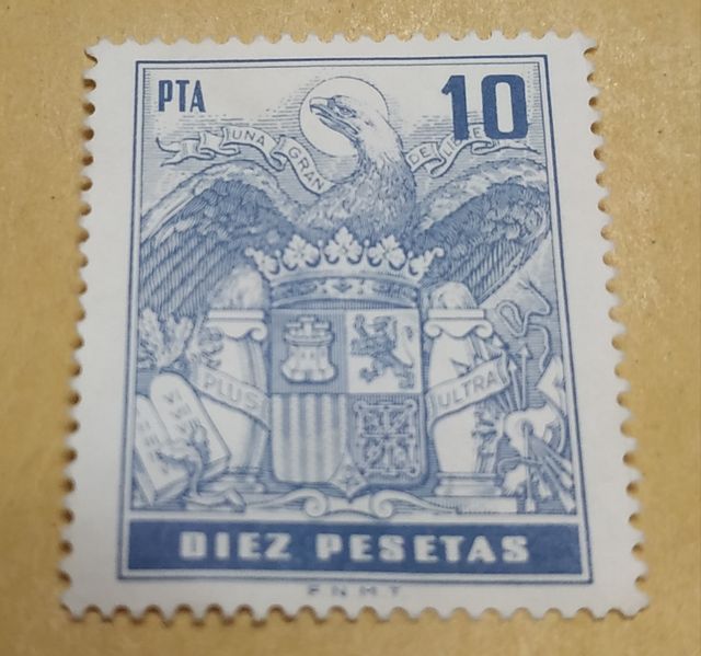 Póliza Sello 10 pesetas