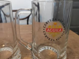Boccali da birra vintage antichi Aguila