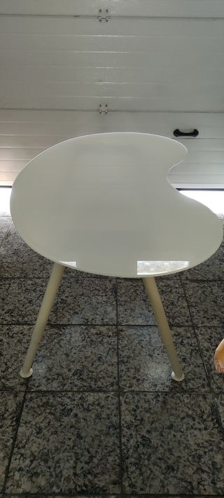 Mesa de oficina-escritorio de cristal