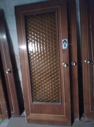 Puertas de madera maciza castellanas 62'5 x203