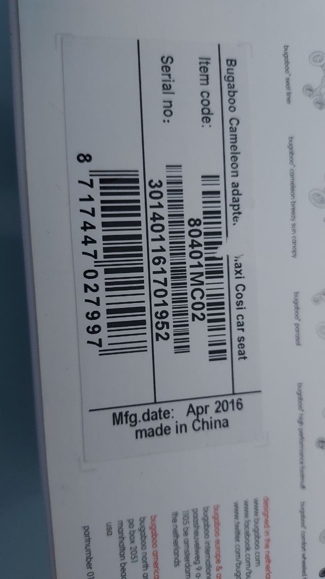 Adaptador masicosi para Bugaboo