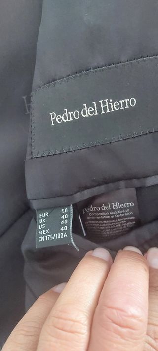 Traje hombre