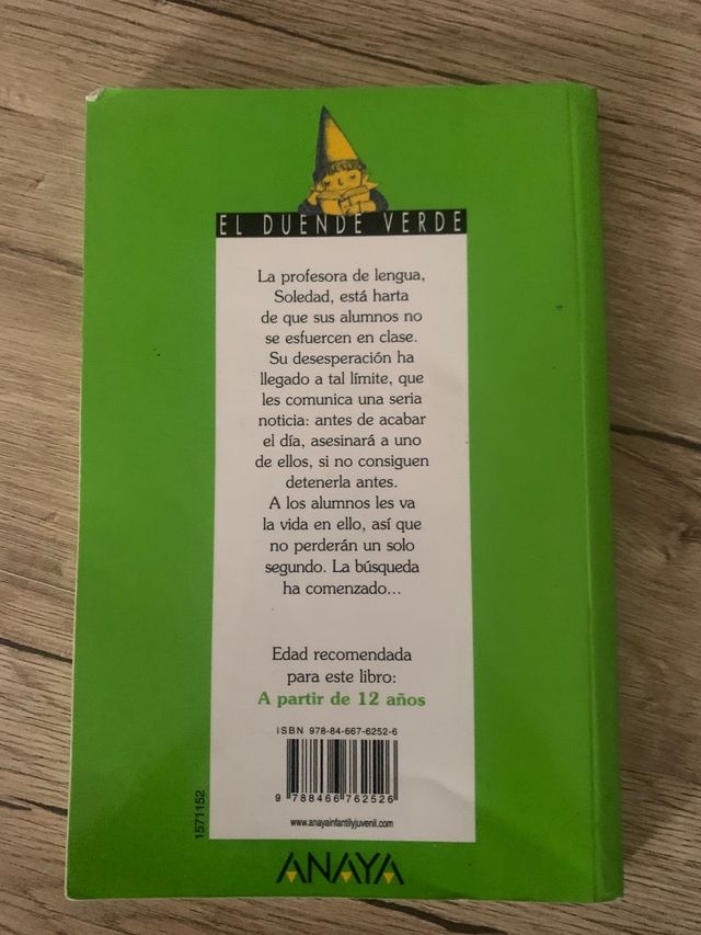 Libro El asesinato de la profesora de lengua