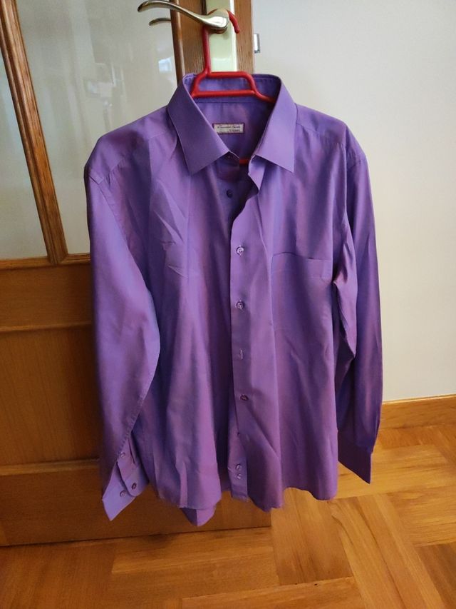camisa vestir, talla 4, manga larga
