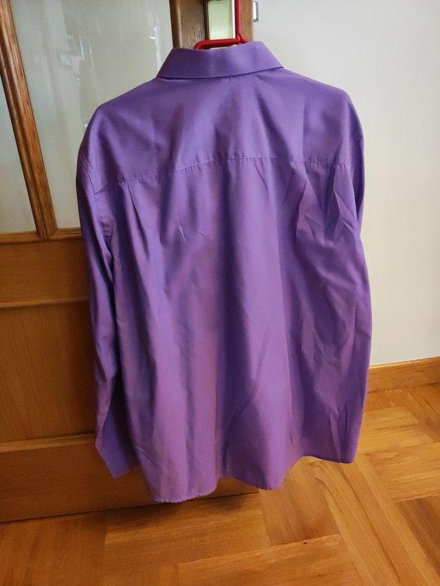 camisa vestir, talla 4, manga larga
