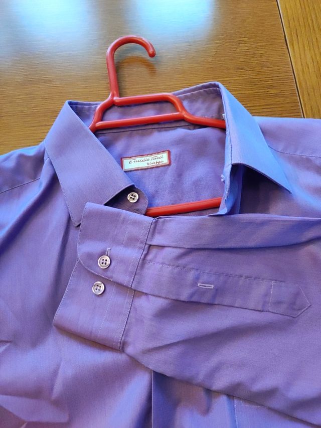 camisa vestir, talla 4, manga larga