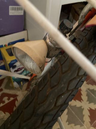 bicicleta antigua hierro bh paseo