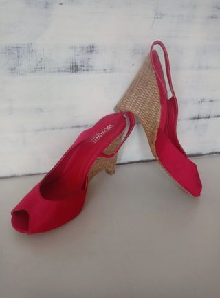 Sandalias Rojas 