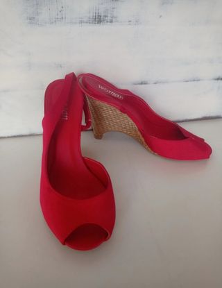 Sandalias Rojas 