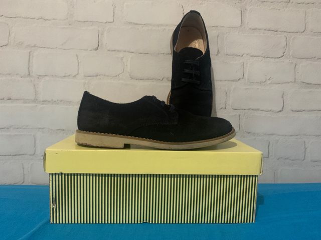 Zapato azul marino de ante Tizzas t35