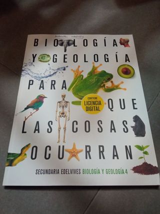 Libro Biología y Geología 4 Secundaria