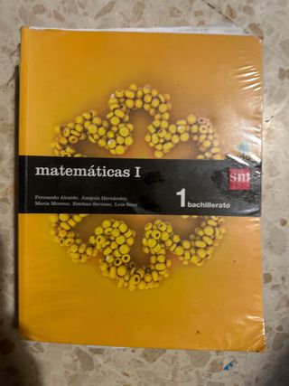 Libro Matemáticas I 1 Bachillerato