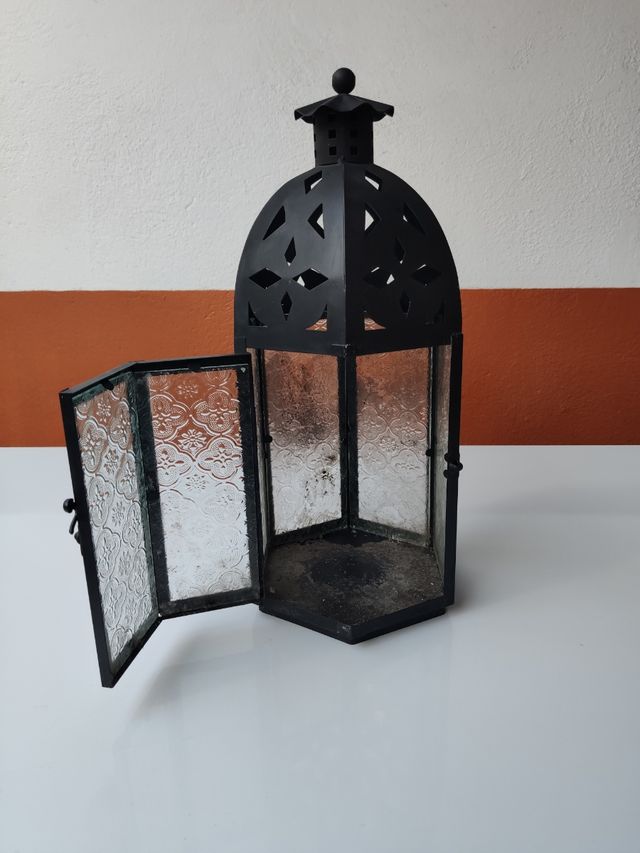 Farol colgante forja