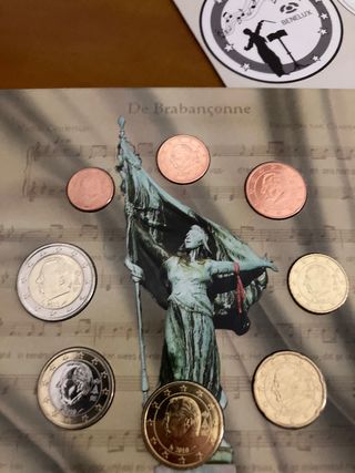 Euroset Cartera monedas euro Benelux 2010