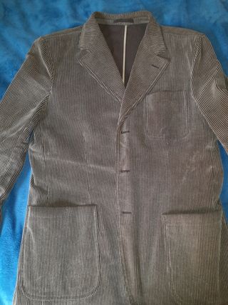 Chaqueta pana Caramelo t52 Gris