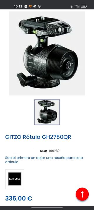 GITZO Rótula GH2780QR