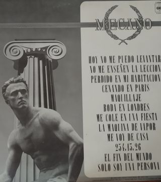 Disco de vinilo de Mecano