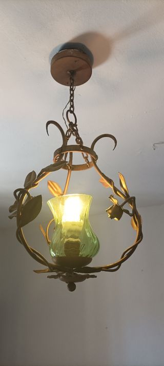 LÁMPARA DE TECHO ANTIGUA