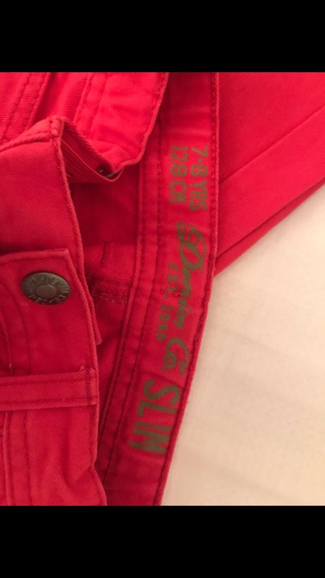 Lote 3 vaqueros chico talla 7 / 8 años Nuevo