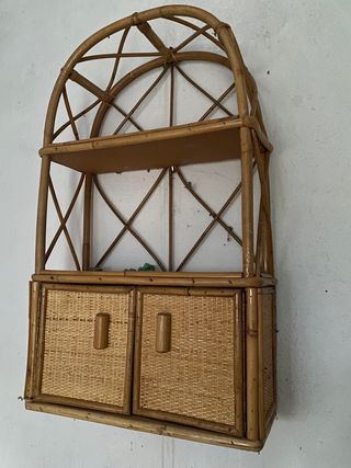 armario bambu mimbre