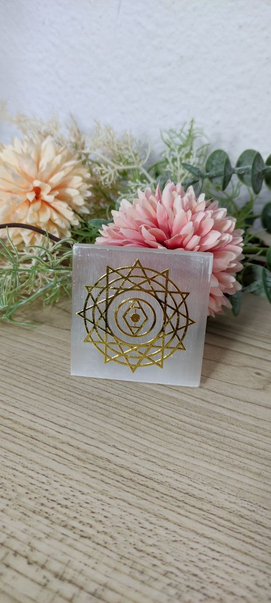 Lámina de selenita para chacras