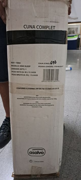 CUNA DE VIAJE Marca ASALVO