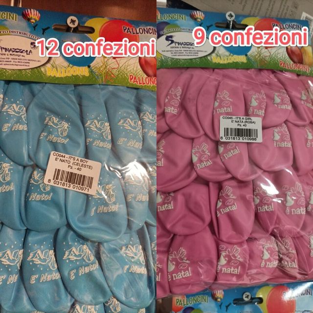 Palloncini, candeline e festoni 