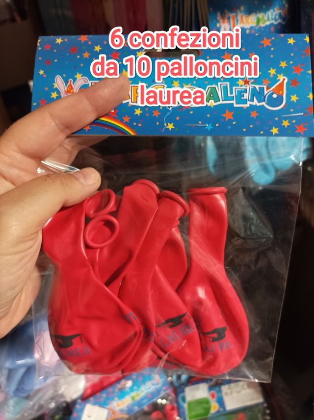 Palloncini, candeline e festoni 