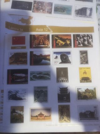 sellos “Las 1300 maravillas del mundo””