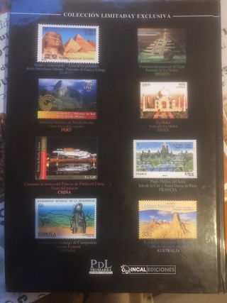 sellos “Las 1300 maravillas del mundo””