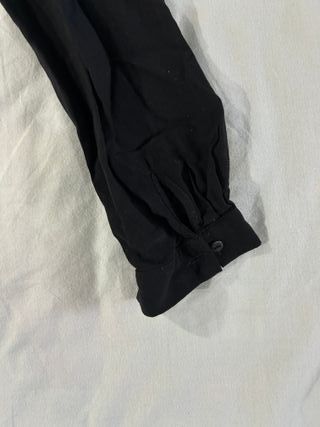 Abito nero con gonna in fantasia - Taglia L