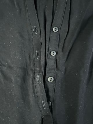 Abito nero con gonna in fantasia - Taglia L