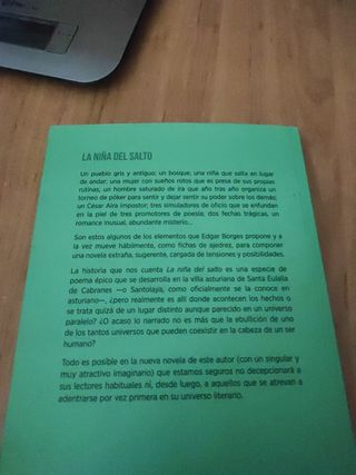 La niña del Salto, 2017 Edgar Borges